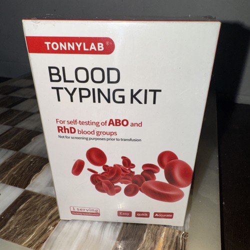 Blood type test kit o - kit, b